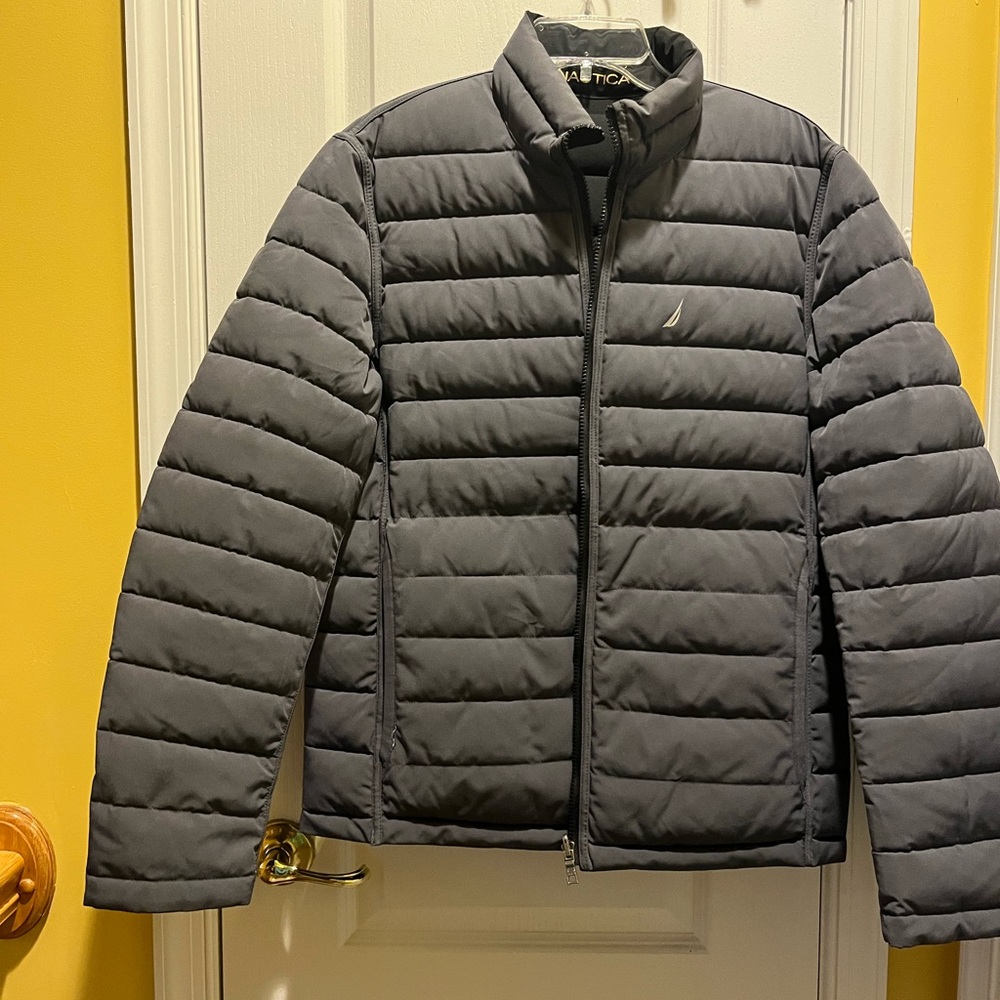 Nautica Reversible Jacket Size M. 
Black and Gray. New without tag.